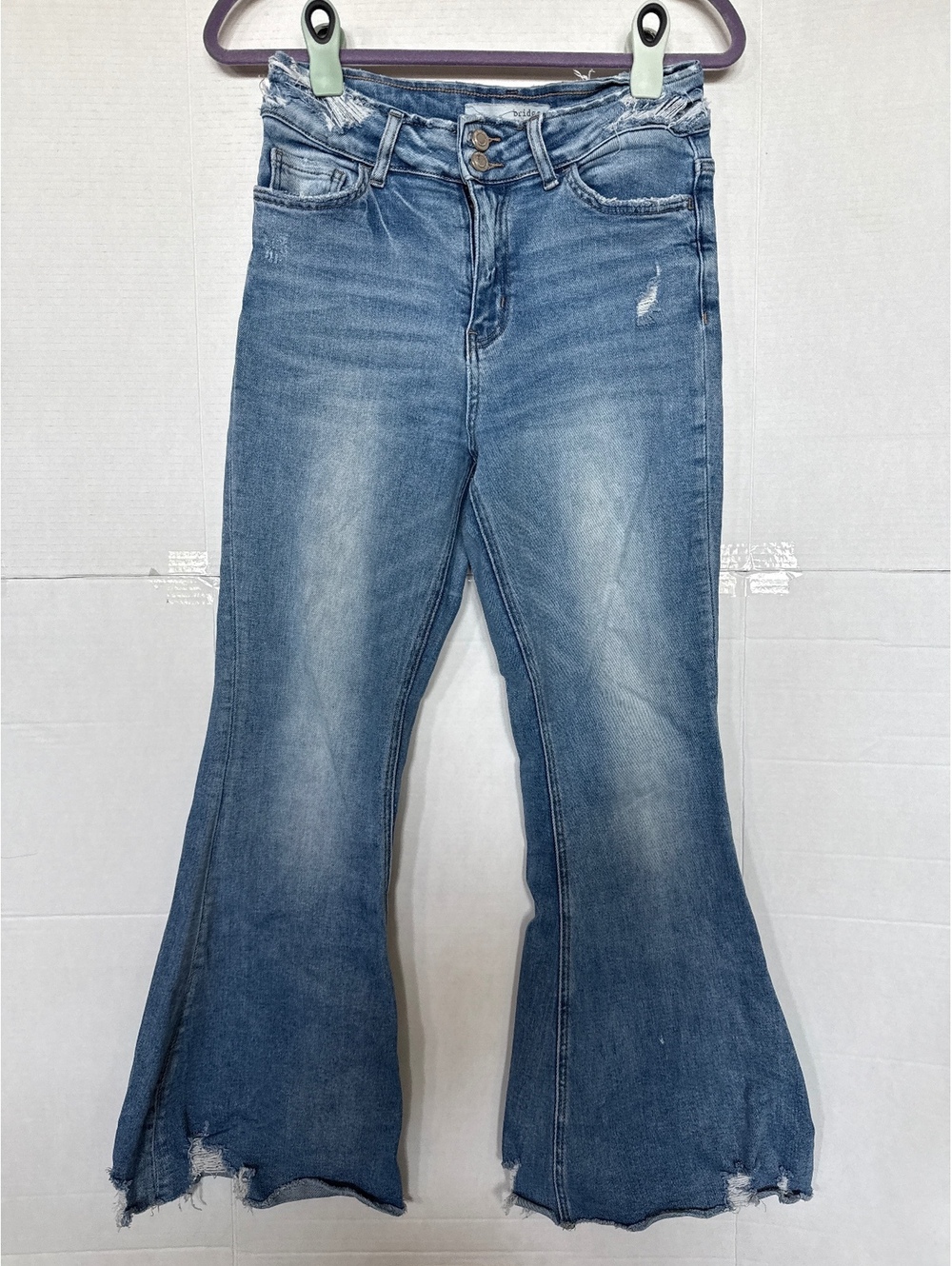 Bridge by Gly Ultra High Rise Super Flare Jeans Size 28